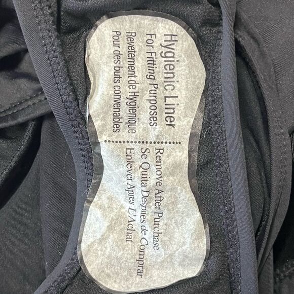 LAUREN RALPH LAUREN PLUS SIZE BLACK BANDEAU FLYAWAY ONE PIECE SWIMSUIT SIZE 18W - Picture 8 of 8